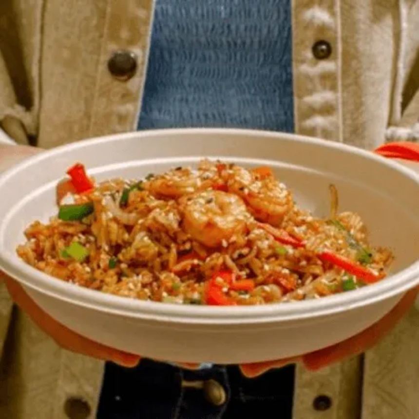 Arroz Yakimeshi de Handroll