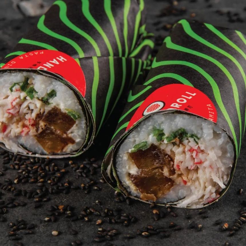 Handroll clásico recién armado